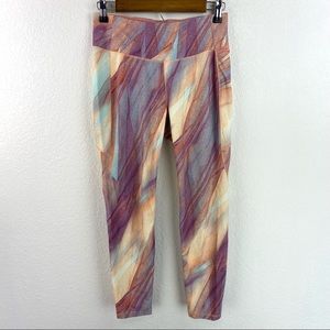 Calia Printed Cropped Leggings Size Medium